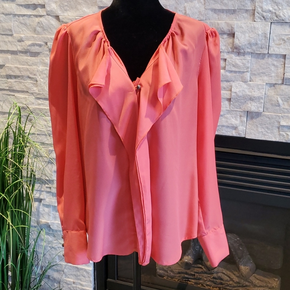 Coral Blouse